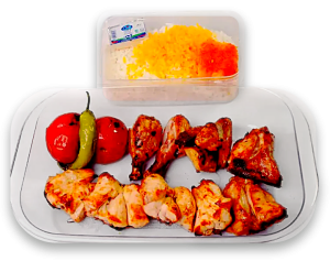 چلو جوجه با استخوان